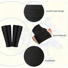 2pcs/Set - Shin Guards, Football Shin Guards, Soccer Shin Sleeves With Pockets To Hold Shin Guards, Suitable For Beginners, Athletes, Men And Women