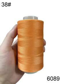 1 Rolo de Linha de Costura Doméstica 40/2 em 40 Cores, Preto e Branco, 3500 Jardas, para Artesanato em Roupas e Calças, Acessórios para Costura Manual, Linha de Costura DIY - Multicolorido - Ver 18