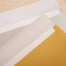 50 phong bì đựng bưu thiếp keo nước bọt, giấy kraft màu đen, be, vàng, bạc, nâu, trang trí tiệc Giáng sinh sáng tạo & quà tặng - màu đen - Xem 8