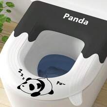 Vỏ bọc bồn cầu chống thấm nước không giặt được hoạt hình dễ thương, đệm bồn cầu, phổ biến cho mọi mùa - Nhiều màu - Xem 4