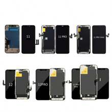 AAA+ Incell 兼容 iPhone 11 11 Pro 11 Pro MAX 12 12 Mini 12 Pro 12 Pro Max 液晶屏带触摸屏数字转换器组件 - 黑色 - 查看 1