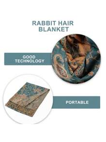 BOHO 1pc Women's Scarves With And Su Gorgeous Paisley Pashmina Hijab, Fashionable Retro Shawl For Autumn And Spring, Suitable For Daily Wear