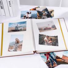 OUR ADVENTURE BOOK A Photo Album Self Adhesive Pages Scrapbook Album For 3x5, 4x6,6x8,8x10 Photos,40 Self-Adhesive Pages Leather Cover,DIY Adventure Book Photo Album For Family,Wedding,Travel Memories - màu nâu - Xem 8
