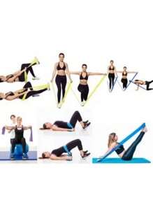 Elastic Band Physiotherapy Gym Thera Band For Multifunctional Exercises 1.5 Meters Thickness 0.35mm - 彩色 - 查看 4