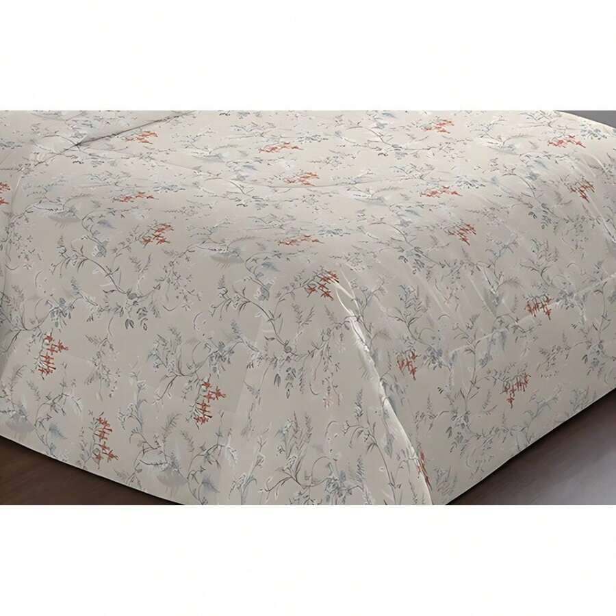 Single Microfiber Bed Set - Camesa - Floral Verde - Xem 1
