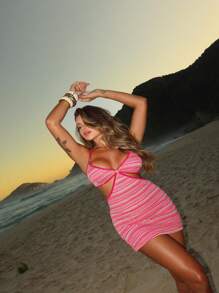 Cancun Dress - Hồng - Xem 1