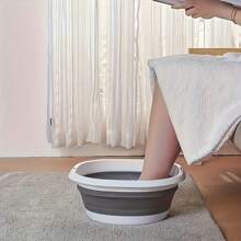 1PC/2PCS/3PCS Large Portable Folding Washbasin - Collapsible For Travel & Outdoor Use, Ideal For Home Foot Soa - Multicolor - View 1