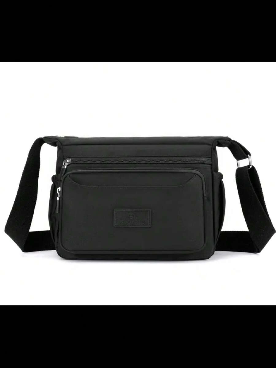 Women's Multi-Zipper Pocket Bag Women's All-Match Pocket Bag Casual Bag - 黑色 - 查看 1