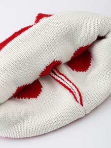 1 Peça Gorro de Malha no Estilo Y2K para Mulheres, Quente para Usar ao Ar Livre no Outono, Inverno e Halloween - Multicolorido - Visão 7