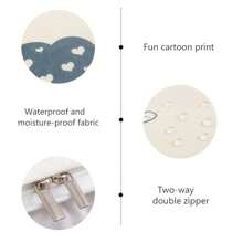 2 pièces boîtes de rangement pour vêtements, bacs de rangement pliables en plastique pour couvertures, bacs de rangement pour placard, boîtes de rangement pour armoire, sacs de rangement pour vêtements grande capacité et anti-poussière, boîtes de rangement pour couettes et vêtements avec fermetures éclair et poignées, conviennent pour les armoires (taille moyenne + grande)