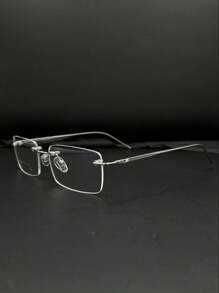 Balgrif Rimless Screw-On Glasses, Aluminum Frame, Men's And Women's, Most Resistant New Release, 2056 - Xám - Xem 1