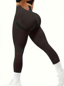 3 Packs Women Seamless Soft Sports Leggings, High Waisted Workout Gym Yoga Pants, Women's Activewear - xám đen xanh - Xem 2