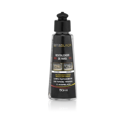 REVITALIZADOR DE FAROL - FAROL COMO NOVO SEM POLIR NEM LIXAR - BATOM BLACK