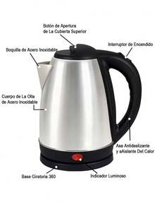 Electric Kettles - Silver - View 7