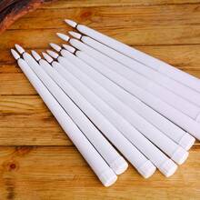 Pack Of 6 Flameless 11 Inch Decorative Christmas Candles With Remote Control,Plastic Battery Powered Electronic Flickering LED Taper Candles - Yellow Light - View 5