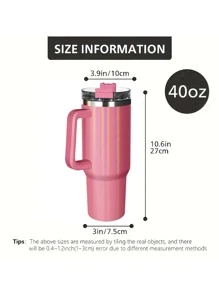 1 件个性化彩虹彩绘 40 盎司/1200 毫升不锈钢汽车杯带吸管和盖子易于清洁、精致、高品质定制、个性化、独特适合她、男朋友、女朋友、爸爸、妈妈、家人、朋友、儿子、女儿、学校学生、工人、孩子学校、家庭、办公室、多功能、装饰性、可重复使用、精致、时尚、高品质、色彩鲜艳、现代、定制、个性化、独特、适合他的理想礼物、适合她、男朋友、爸爸、女朋友、妈妈、家人、朋友、茶室、家庭、花园、办公室、周年纪念日、情人节、母亲节、生日、父亲节、毕业典礼、婚礼、乔迁、家居刷新 - 多色 - 查看 3