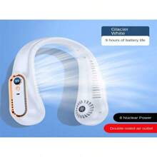 Quạt không cánh không chổi than cầm tay dài tuổi thọ mới Quạt không cánh cầm tay không chổi than, đeo ngoài trời, sạc USB - Nhiều màu - Xem 13