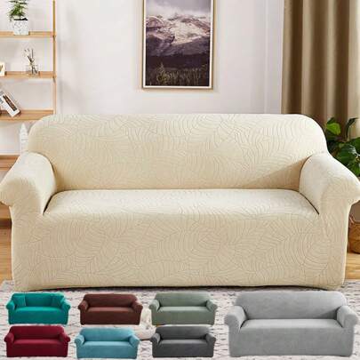 1PC Autumn Winter Sofa Cover Slipcover Universal Anti-Slip Breathable Elastic 1/2/3/4 Seat - 1 Seat :Suitable For Sofas 90-125cm(35.43-49.21in) Long /