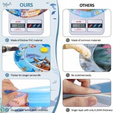 Water Sensory Play Mat For Cats, Thickened 2024 New Sensory Water Play Mat With Fish For Cats