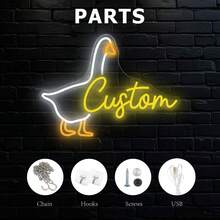 1 đèn neon tùy chỉnh, biển báo động vật dễ thương, trang trí nhà theo yêu cầu, cấp nguồn qua USB và độ sáng đèn LED có thể điều chỉnh, thích hợp làm quà tặng cho Halloween, Giáng sinh và năm mới - Nhiều màu - Xem 59