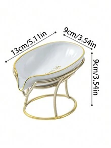 1pc Bathroom Soap Dish Holder, Soap Tray With Separate Base, Easy Remove And Clean, Suitable For Shower, Sink, Bathtub Back To School - Multicolor - View 11