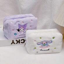 Borsa porta oggetti alla moda di Sanrio Cinnamoroll, Grande borsa porta oggetti a cartone animato di My Melody, Borsa portaoggetti in peluche carina di Kuromi, Astuccio multifunzione colorato di Cinnamoroll, Regalo di festa creativo di Pochacco