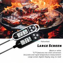1pc Electronic Liquid Temperature Thermometer Probe-Type Kitchen Food & Liquid Temperature Measuring Tool, For Milk, Oil, Water, BBQ
