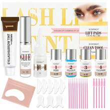 二合一睫毛和眉毛染色套装、睫毛和眉毛提升套装、冷烫卷翘睫毛套装、角蛋白睫毛提升技术、持久 4-6 周睫毛胶、睫毛胶