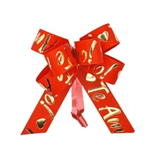 Ready-To-Gift Mini Flower Bow Special Series Pack Of 10 Units - 我愛你紅色 - 查看 1