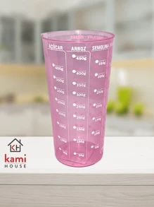 Copo Medidor Rosa Graduado de Plástico 570ml - Rosa Bebê - Visão 1