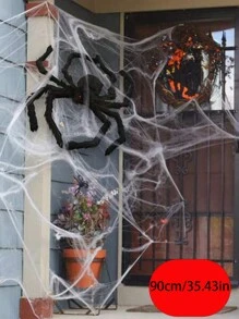 1 件万圣节蜘蛛装饰，Aitey 万圣节恐怖巨型蜘蛛套装，12 英寸/20 英寸/24 英寸/29.5 英寸/35.4 英寸/49.2 英寸蜘蛛，适用于窗户、墙壁和露台户外万圣节装饰万圣节窗户装饰最佳礼物 - 黑色 - 查看 13
