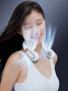 Quạt không cánh không chổi than cầm tay dài tuổi thọ mới Quạt không cánh cầm tay không chổi than, đeo ngoài trời, sạc USB - Nhiều màu - Xem 6