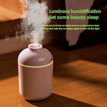 1pc Electric Air Purifier Humidifier Bedroom Car Living Room Home Application - Noise Reduction Quiet Sleep, USB Charging Small And Convenient. Holiday Gifts Meet Gifts - Electric Air Purifier Humidifier - View 8