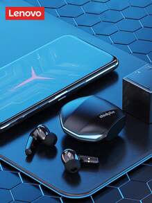 Lenovo GM2PRO Bluetooth Kopfhörer, Halbeinbau Stil, E-Sports Gaming Modus mit geringer Latenz, geeignet für Sport & Laufen, hochwertige Audiound Mikrofon, kabellose Ohrhörer kompatibel mit Smartphones, Tablets, Laptops - Schwarz - Übersicht 6