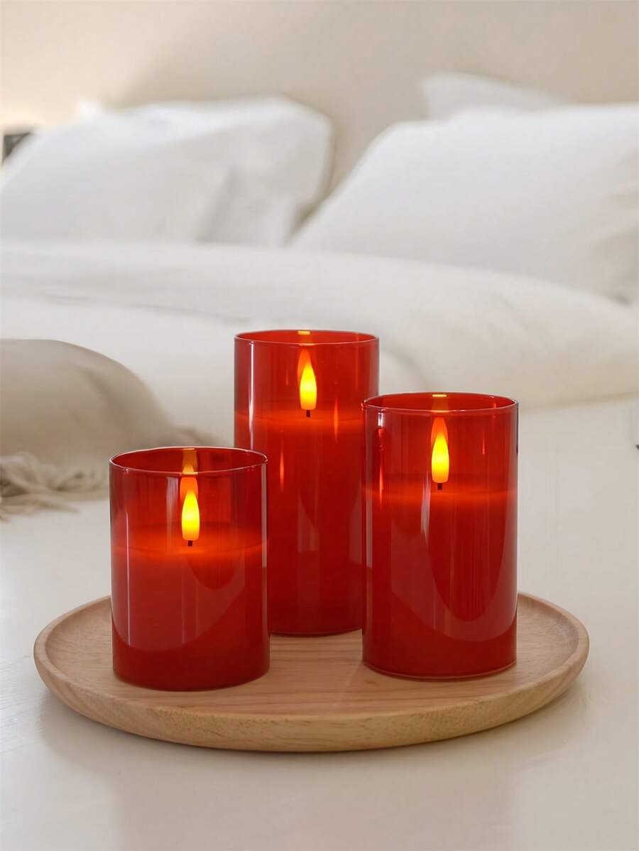 Bougies Chauffe-plat Solaires Sans Flamme, Bougies Chauffe