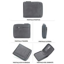 1 Piece/Retro Style Wallet, Card Slots And Zipper Pocket, Luxury Leather Wallet For Men Father, Large Space Men's Leather Business Wallet With Coin Pocket, Zipper Coin Purse, Accessories, Gift (Brown/Black/Gray) - 黑色 - 查看 9