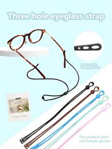 1pc Adjustable Eyewear Retainer Strap For Glasses, Sunglasses Glasses Accessories For Women - Three-hole Glasses Strap - View 10