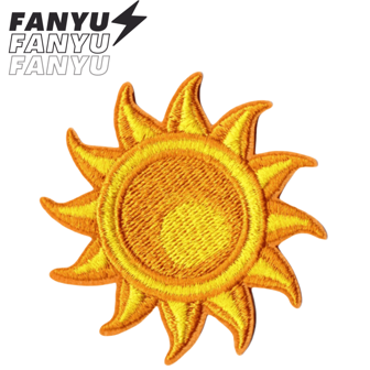 Sun Astrology Hippie Punk Rock Cartoon Outdoor Adventure Sticker Sew-On Patch DIY Clothing Embroidery Sewing Iron-On Fabric Patch Decorative Badge Applique For Clothes, Shoes, Bags Halloween Summer, School