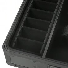 Barber Stylist Suitcase Carrying Case Box For Clippers Trimmers Scissors Combs Barber Tool Travel Case Hairdresser Salon Clipper Trimmer Holder Organizer Box With Lock - Black - View 9