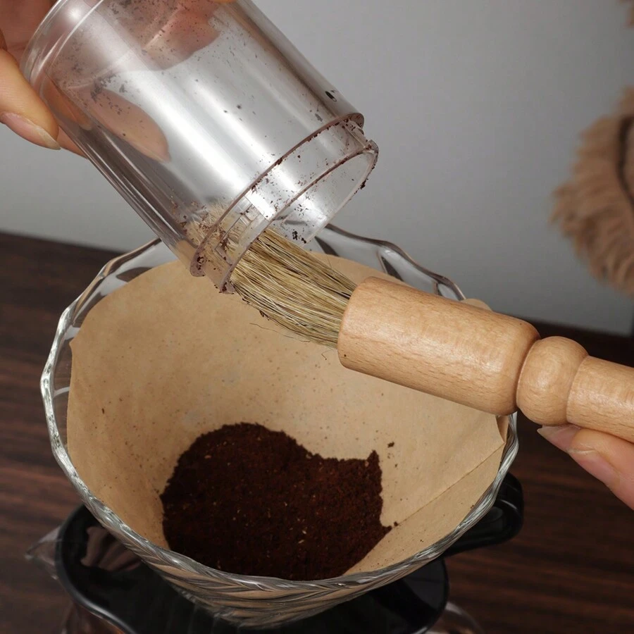 Set di 2 spazzole per la pulizia della macchina da caffè espresso, con