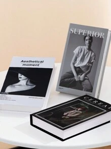 3pcs Superior Aesthetical Home Decor.Fashion+Elegant Style HOME DECOR FAKE Books.Ideal Room Decor Bedroom Decor Bathroom Decor Birthday Decor Wall Decor. Suitable For Family Cafes Hotels Shops Windows Offices Photography Live Streaming Summer Decor Autumn Decor Best Gifts Birthday Graduation