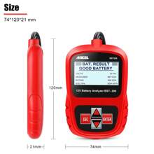 ANCEL BST200 Car Battery Tester 12V Battery Load Tester 100-1100 CCA Automotive Digital Analyzer Tester Bad Cell Load Test Tool For Car Truck SUV Motorcycle Boat Marine Vehicles - Đỏ - Xem 10