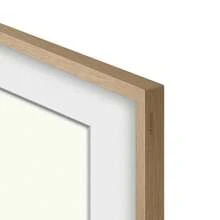 Marco personalizable de 85 pulgadas Samsung VGSCFA85TK The Frame en teca moderna - Beis - Ver 2