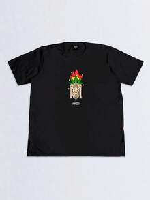 Unisex T-Shirt S 100% Cotton Streetwear New Arrival Shipping Various Colors!! PLUS SIZE - 黑色 - 查看 1