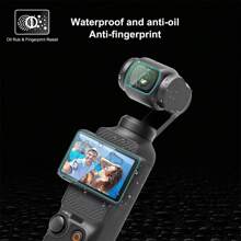 For OSMO Pocket 3 PULUZ 9H 2.5D HD Tempered Glass Lens Protector + Screen Film