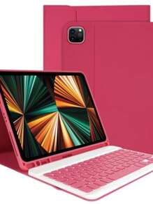 Funda con Teclado Desmontable para iPad 10.2 IPAD 11 PRO IPAD 10 2022 - Naranja - Ver 6