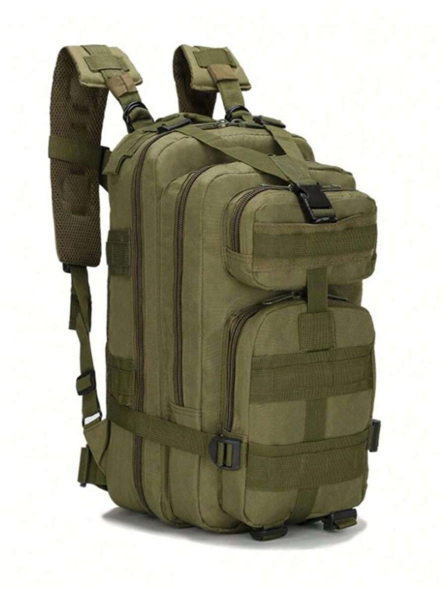 Large 30 Liters Men's And Women's Tactical Military Backpack Comes With 1 Flag As A Gift - Green - View 1