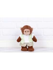 4-Piece  Jungle Bear Kit 30 Cm For Boys (Lion, Giraffe, Monkey, Elephant) - For Niches And Decorations - 綠色國際象棋 - 查看 3