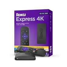 Roku Express 3940RW 4K Smart TV Converter - Black - View 1