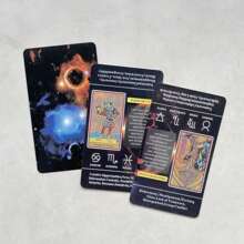 Tarot With Keywords For Beginners,They Depict Symbolic Figures, The Experiences Of People In Their Spiritual Journey, Their Hopes And Fears.(With Pdf-Guide) - Black - View 6